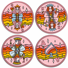 Load image into Gallery viewer, Tart by Taylor Royal Flush Coaster Set
