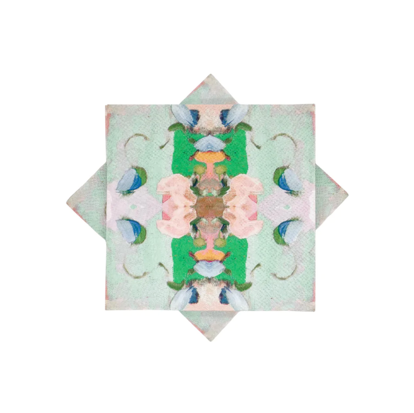 Laura Park Monet's Garden Green Cocktail Napkins