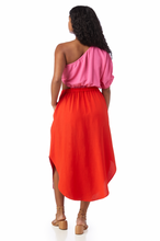 Load image into Gallery viewer, CROSBY Rio Dress | Bubblegum/Cherry