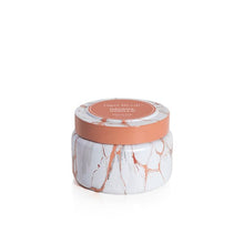 Load image into Gallery viewer, Havana Vanilla Modern Marble Travel Tin Candle